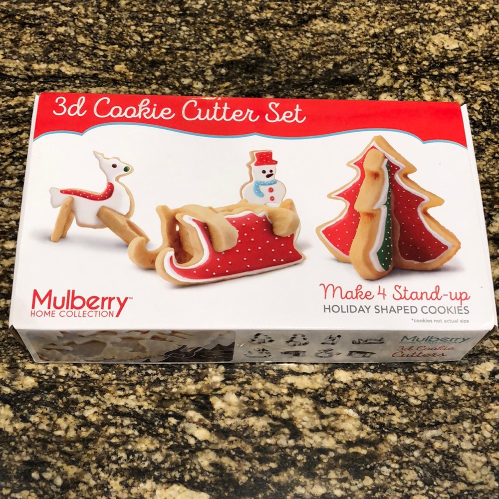 3d Christmas cookie cutter set